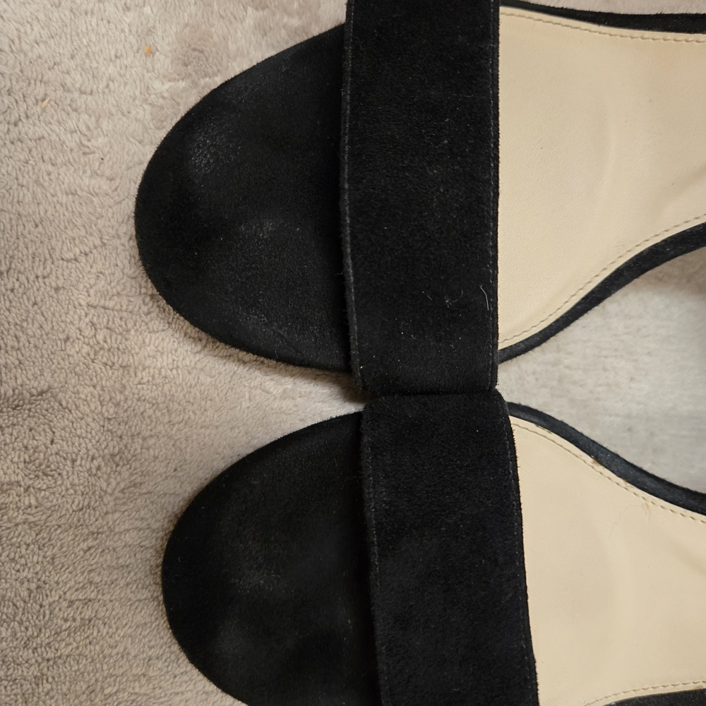 Cole Haan Black Suede Sandals - Picture 3 of 3